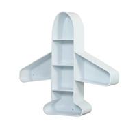 MENGLI-2024 Libreria Libreria Creative House, scaffalatura for desktop, libreria da parete in ferro artistico appesa a(Bianco,100X20X100cm)