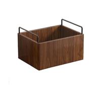 MENGLI-2024 Libreria Libreria multifunzionale for l'home office con scatola organizer in legno maniglia in metallo