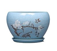 MENGLI-2024 Vaso per Piante Vasi in Ceramica Adatti a Tutte Le Piante e i Fiori da Interno Come Violette Aloe Vera