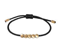 MENGLINA Braccialetto tibetano con 5 perline irregolari in ottone e rame, fatto a mano, per donne e uomini, Feng Shui portafortuna portafortuna rosso, catena regolabile in corda per coppie