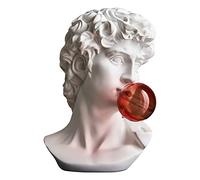 Mengmen 1Pcs busti statua mitologia statuetta David ritratto scultura resina pratica mestiere scultura A