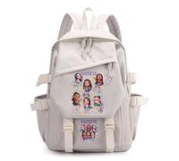 Mengmiao K-Katseye Zaino Unisex per Bambini, Impermeabile Zaino per la Scuola con Scomparto per Laptop, Ampio Spazio di Archiviazione, Zaino Stile Coreano Fan con Sophia Manon Daniela Lara Megan