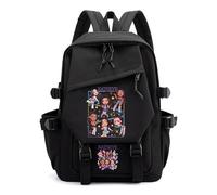 Mengmiao K-Katseye Zaino Unisex per Bambini, Impermeabile Zaino per la Scuola con Scomparto per Laptop, Ampio Spazio di Archiviazione, Zaino Stile Coreano Fan con Sophia Manon Daniela Lara Megan