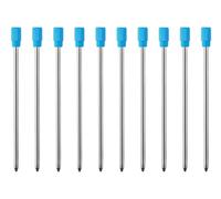 MengRan mini D1 penne a sfera ricaricabili per penne twist, punta media, compatibile con cartucce swarovski pen (10 pz inchiostro blu)