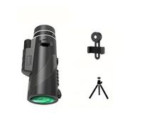 Mengshen 10x40 Telescopio Monoculare Pro Kit con Adattatore Universale Telefono Treppiede per Smartphone Digiscoping Fotografia