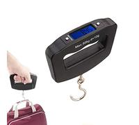 Mengshen Mini Bilancia pesapersone Portatile Digitale Bilancia Elettronica 110lb / 50kg con Gancio per Pesca Funzione Tara Display LCD retroilluminato per la Caccia in casa in Fabbrica all'aperto