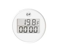 Mengshen Piccolo termometro digitale portatile per acqua, da -20 °C a 70 °C, per bagno, ghiaccio, immersione fredda, vasca da bagno, piscina, galleggiante, IPX6 (bianco)