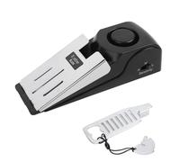 Mengshen Serratura Portatile e Antintrusione con Sirena Potente da 120dB a 3 Livelli di Sensibilità Cuneo Antintrusione a Terra Ulteriore Protezione di Sicurezza