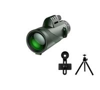 Mengshen Telescopio monoculare 8x40 Kit completo include adattatore per telefono treppiede per Digiscoping Outdoor Adventure Smartphone Photography