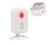 Mengshen Wireless sensore di movimento a raggi infrarossi per allarme antifurto per negozio di casa - 1 sensore e 1 ricevitore YBQ04