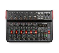 Mengtafel - Vonyx VM-KG10 - 10-kanaals mengpaneel Bluetooth, DSP, mp3 speler en USB audio interface (172.598)