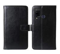 Mengtu Stand Custodia in PU Pelle TPU Silicone Case per Doogee N20 PRO 6.3" Premium Portafoglio Cover Caso Copertina Custodia Guscio Protettiva Anti Urto e Graffi (Nero)