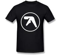 MENGWANJIA Men's Aphex Twin Logo T Shirt Size L