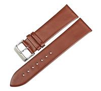 MENGXIU MENGKE 12mm-24mm Cinturini Rosa Moda Accessori For Orologi Da Donna Cinturino For Orologio In Pelle Cinturino For Orologio Sottile(Light Brown,18mm)
