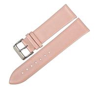 MENGXIU MENGKE 12mm-24mm Cinturini Rosa Moda Accessori For Orologi Da Donna Cinturino For Orologio In Pelle Cinturino For Orologio Sottile(Pink,18mm)