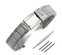 MENGXIU MENGKE Cinturino In Acciaio Inox Accessori Per Orologio Da Uomo 17 Mm 20 Mm Compatibile Con La Serie Rolex Daytona Bocca D'Arco Cinturino In Acciaio Impermeabile Cinturino Per Orologio Da