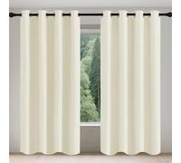 MENGXUAN Tenda Oscurante Finestra 120 x 170 cm Termiche Isolanti 1 Pezzi Tende Termiche Invernali Finestra per Il Soggiorno e La Camera, Beige