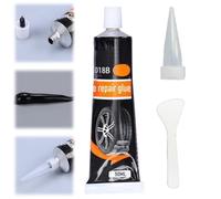 MENGYSM Waterproof High Temperature Resistant Tire Repair Glue,Rubber Cement Tire Repair,Black Strong Quick Drying Tire Sealant,Used in Various Models,50ml Tire Sidewall Repair Kit