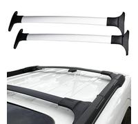 MengZJ per Ford Ecosport Barre Portatutto, Portapacchi per 2013-2021, per Auto con Guide Portante in Lega di Alluminio 180 kg, con Strumenti di Installazione,1-Silver