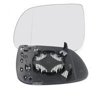 MengZJ Vetro Specchio per Audi Q7 Specchietto Retrovisore Esterno Porta Laterale Sinistro Destro Riscaldato con Piastra di Supporto 2006-2022,left-2010-2015