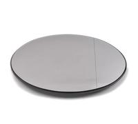 MengZJ Vetro Specchio per Mini One Cooper R50 R52 R53 Specchietto Retrovisore Esterno Porta Laterale Sinistro Destro Riscaldato con Piastra di Supporto 2001-2011,left-2001-2006