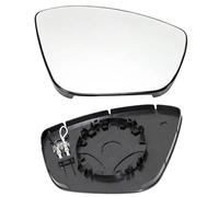 MengZJ Vetro Specchio per Opel Corsa F 2019-2023 Specchietto Retrovisore Esterno Porta Laterale Sinistro Destro Riscaldato con Piastra di Supporto,Left