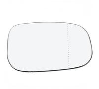 MengZJ Vetro Specchio per Volvo C30 Specchietto Retrovisore Esterno Porta Laterale Sinistro Destro Riscaldato con Piastra di Supporto 2006-2012,right-2006-2009