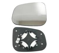 MengZJ Vetro Specchio per Volvo V50 Specchietto Retrovisore Esterno Porta Laterale Sinistro Destro Riscaldato con Piastra di Supporto 2004-2012,right-2006-2009