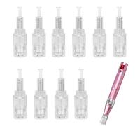 Menibeuty 10 Pz Microneedling 12 Pin, D R Pen Microneedling, Micro Aghi, Cartuccia Microneedling Per La Cura Della Pelle