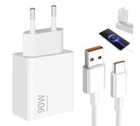 Menibeuty 90 W Ladegerät USB Netzteil, 1 caricabatterie USB Netzteil Caricatore rapido per cellulare, caricabatterie da 90 W, adattatore da parete singolo Turbo