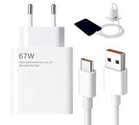 Menibeuty Caricatore rapido 67W per Mi Note 13 Pro 12 11 10 9 mi 14, 13, 12, 12t, 12s, Note K60, K50, 11, 11s, 12 ProPlus, Poco X6, F5, X5, F4, X4, - Caricatore rapido con cavo da 1,5 m