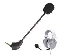 Menibeuty Microfono di ricambio, microfono da gioco rimovibile, jack da 3,5 mm, con cancellazione del rumore, microfono senza fili, per King-st0n Hy PerX Clouds, Cloud X Cloud Core et (nero)