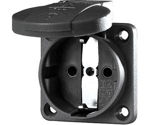 Mennekes 10437 - Base Schuko incasso nero riferimento 11032