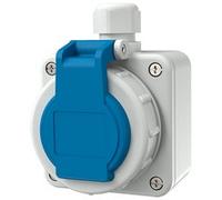 Mennekes 10863 - Type F - 2P+E - Blue - White - IP68 - Universal - 230 V