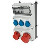 Mennekes 930008 - 3 x Type F - 5P - Screws - Black - Blue - Red - White - Plas