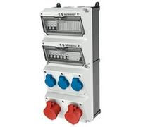 Mennekes 940002 - Type F - 5P - Screws - Black - Blue - Red - White - Plastic