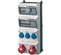 Mennekes 940002 - Type F - 5P - Screws - Black - Blue - Red - White - Plastic