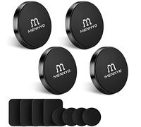 MENNYO Calamite per Cellulare Auto, Supporto Telefono Auto con Placche Metallo incollato al cruscotto | Wall Supporti cellulari Auto Compatibile con iPhone Samsung Galaxy/Note Huawei ECC.