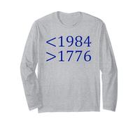 Meno 1984 di più 1776 Libera Parola Primo emendamento Maglia a Manica