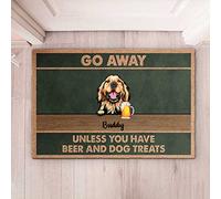 Meno Che Tu Non Abbia Birra E Dolcetto Per Cani - Cane Personalizzato Tappetino Da Bagno Antisporco Tappeto Ingresso Casa Divertenti Tappetini Porta Dingresso Per Terrazzo Soggiorno Interno 40X60Cm