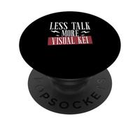 Meno chiacchiere Più Visual Kei V-Kei Giapponese Per I Fan Visual Kei PopSockets PopGrip Adesivo