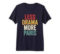 Meno Dramma più Parigi Maglietta Premium