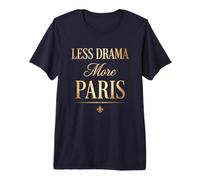 Meno Dramma più Parigi Maglietta Premium