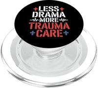 Meno dramma Più Trauma Care VA Infermiera PopSockets PopGrip per MagSafe
