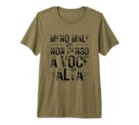 Meno Male Che Non Penso A Voce Alta Comico Divertente Scritta Maglietta Premium