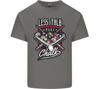 Meno Parla Più Gesso Divertente Maglietta 9-Ball Per Bambini Ragazzi E Ragazze