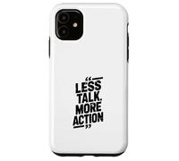 Meno parlare, più azione design ispirato al grunge Custodia per iPhone 11