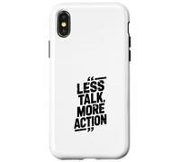 Meno parlare, più azione design ispirato al grunge Custodia per iPhone X/XS