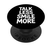 Meno parlare Più Sorridere PopSockets PopGrip Adesivo
