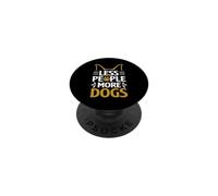 Meno Persone più Amante dei Cani Introversi PopSockets PopGrip Adesivo